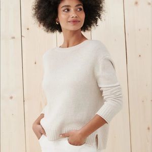Jenni Kayne Everyday Sweater Oatmeal Small